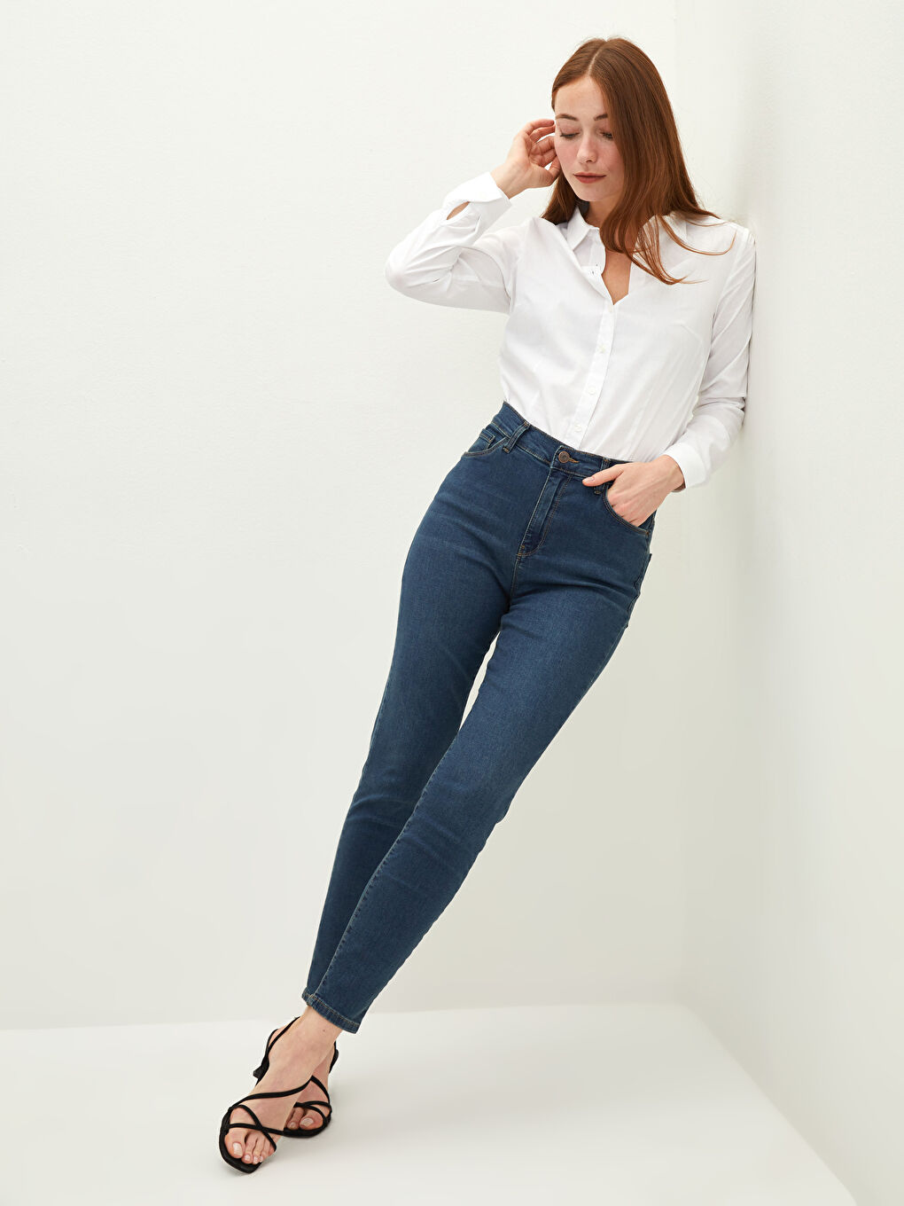 İndigo Mercury Skinny Fit Cep Detaylı Kadın Rodeo Jean Pantolon