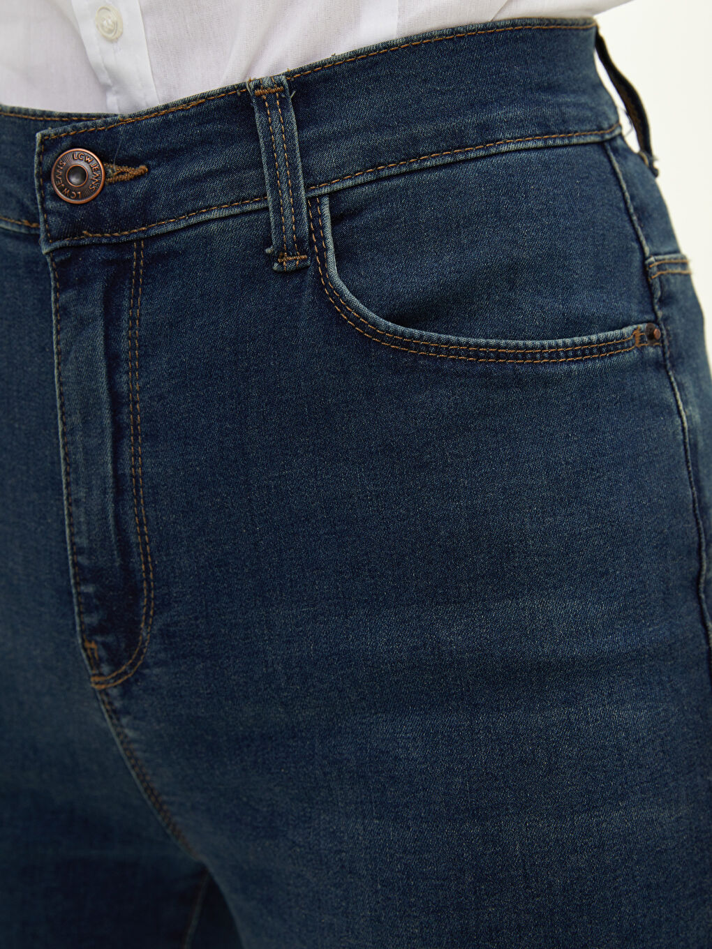 İndigo Mercury Skinny Fit Cep Detaylı Kadın Rodeo Jean Pantolon-2