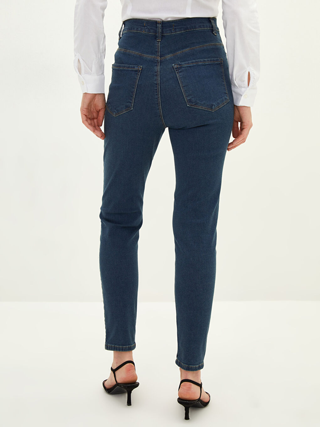 İndigo Mercury Skinny Fit Cep Detaylı Kadın Rodeo Jean Pantolon-3