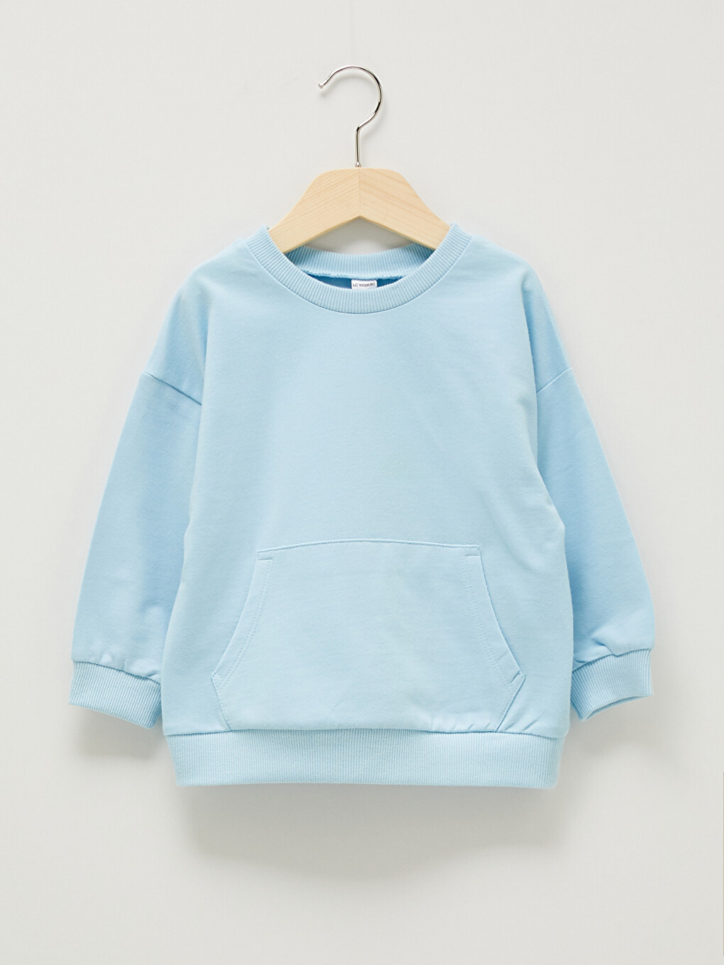 Crew Neck Long Sleeve Basic Baby Boys' Sweatshirt