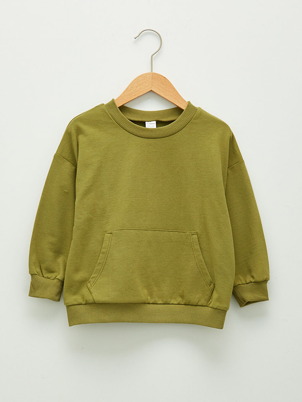 Crew Neck Long Sleeve Basic Baby Boys' Sweatshirt