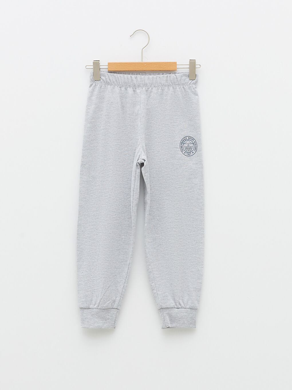 Lacivert Bisiklet Yaka Fenerbahçe Baskılı Uzun Kollu Erkek Çocuk Pijama Takımı-3