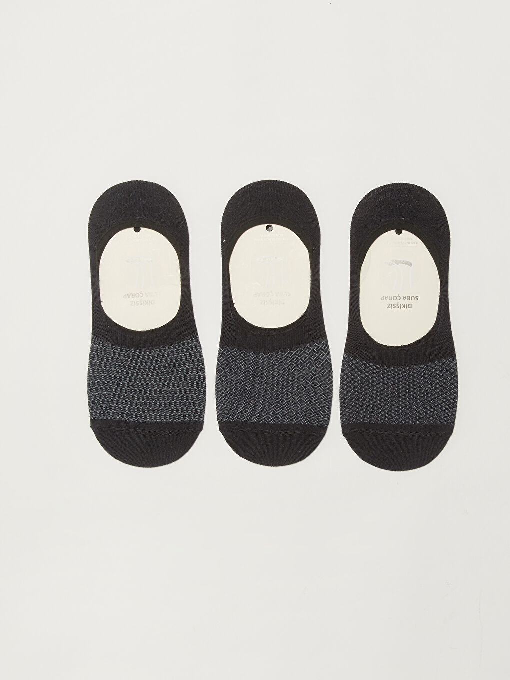 Patterned Men's Bamboo Ballet Socks 3 Pack-1