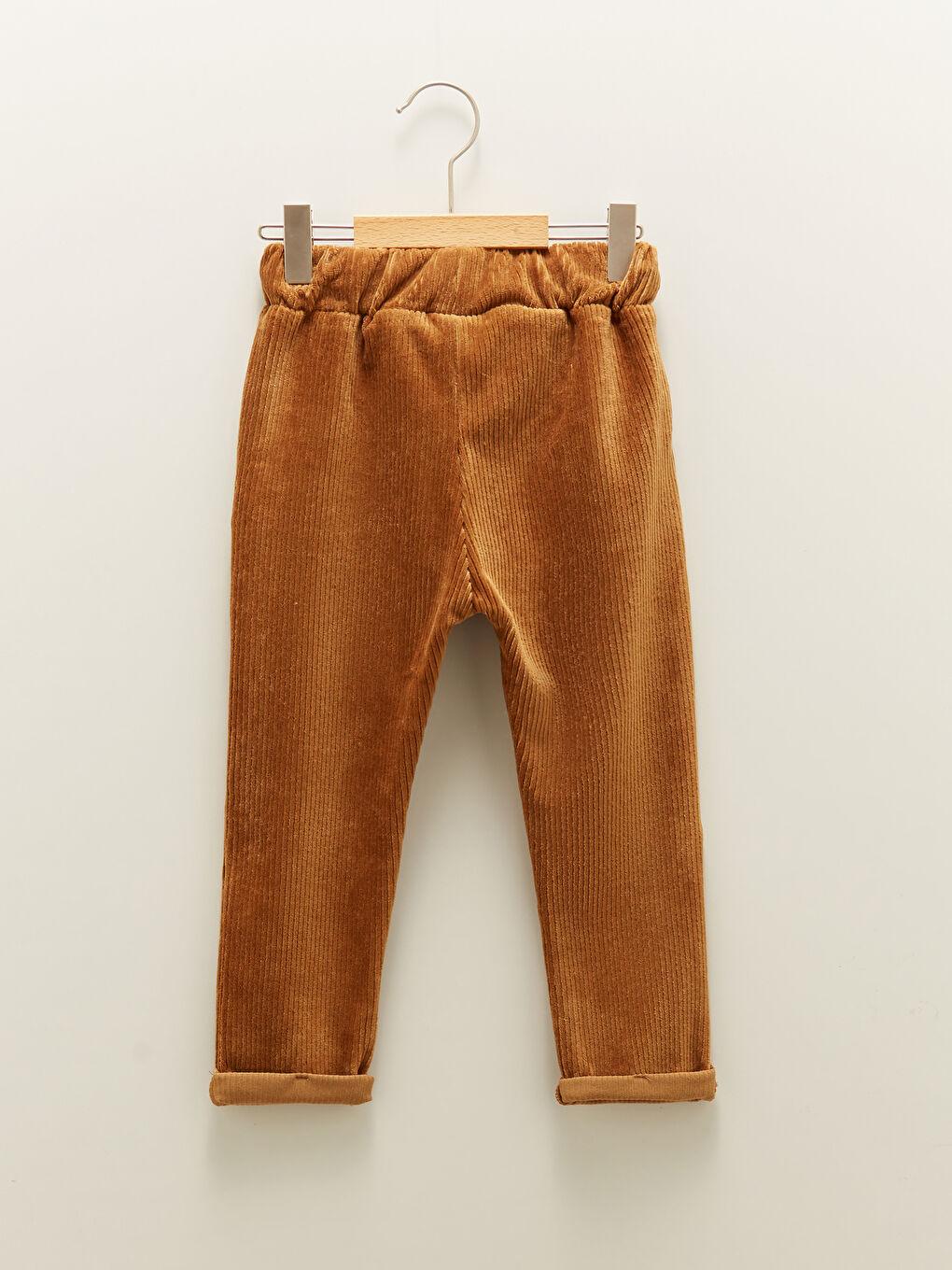 LCW baby Basic Velvet Baby Boy Tracksuit Bottom With Elastic Waist -W1AC11Z1-GXT
