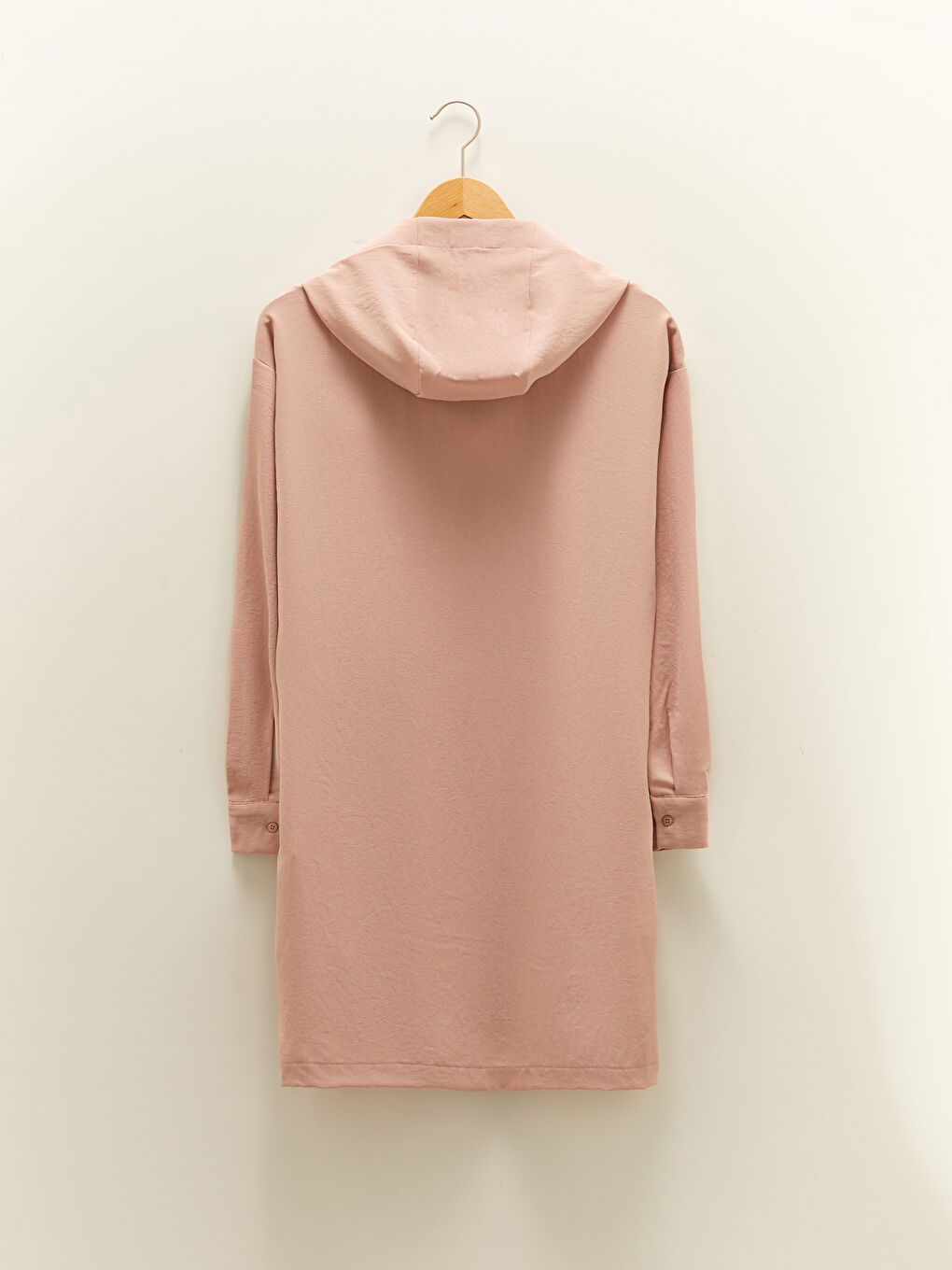 تونیکی قۆڵ درێژ کڵاودار ئاسایی بۆ ژنان-5