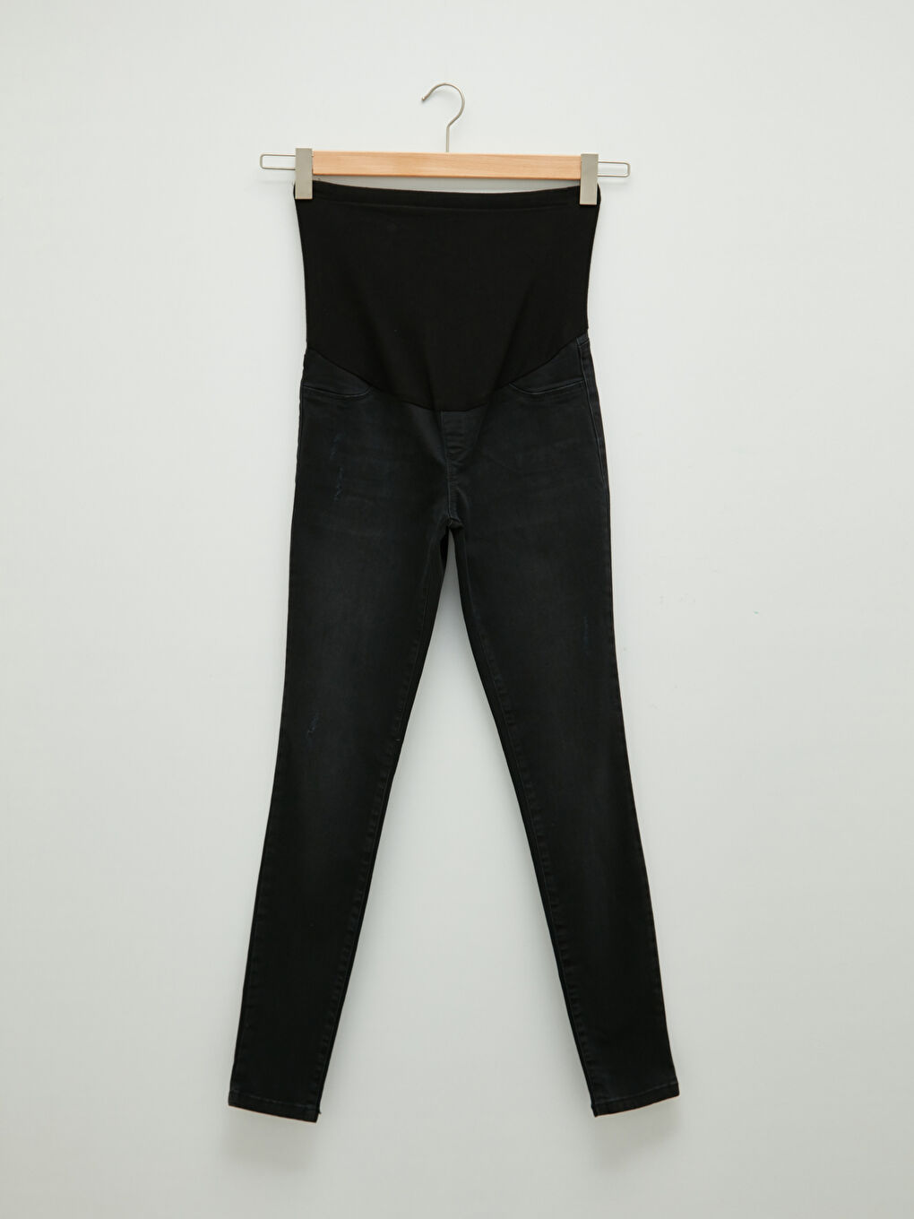 LCWAIKIKI Maternity Mercury Skinny Fit Pocket Detailed Maternity Rodeo Jean Trousers with Abdominal Panels -W1AD47Z8-326