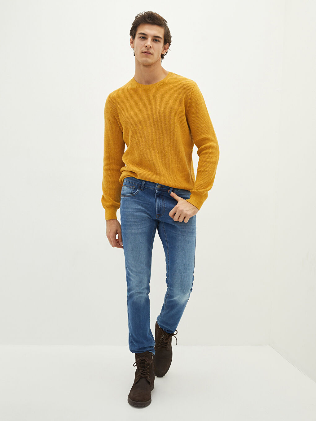 İndigo 750 Slim Fit Erkek Jean Pantolon-1