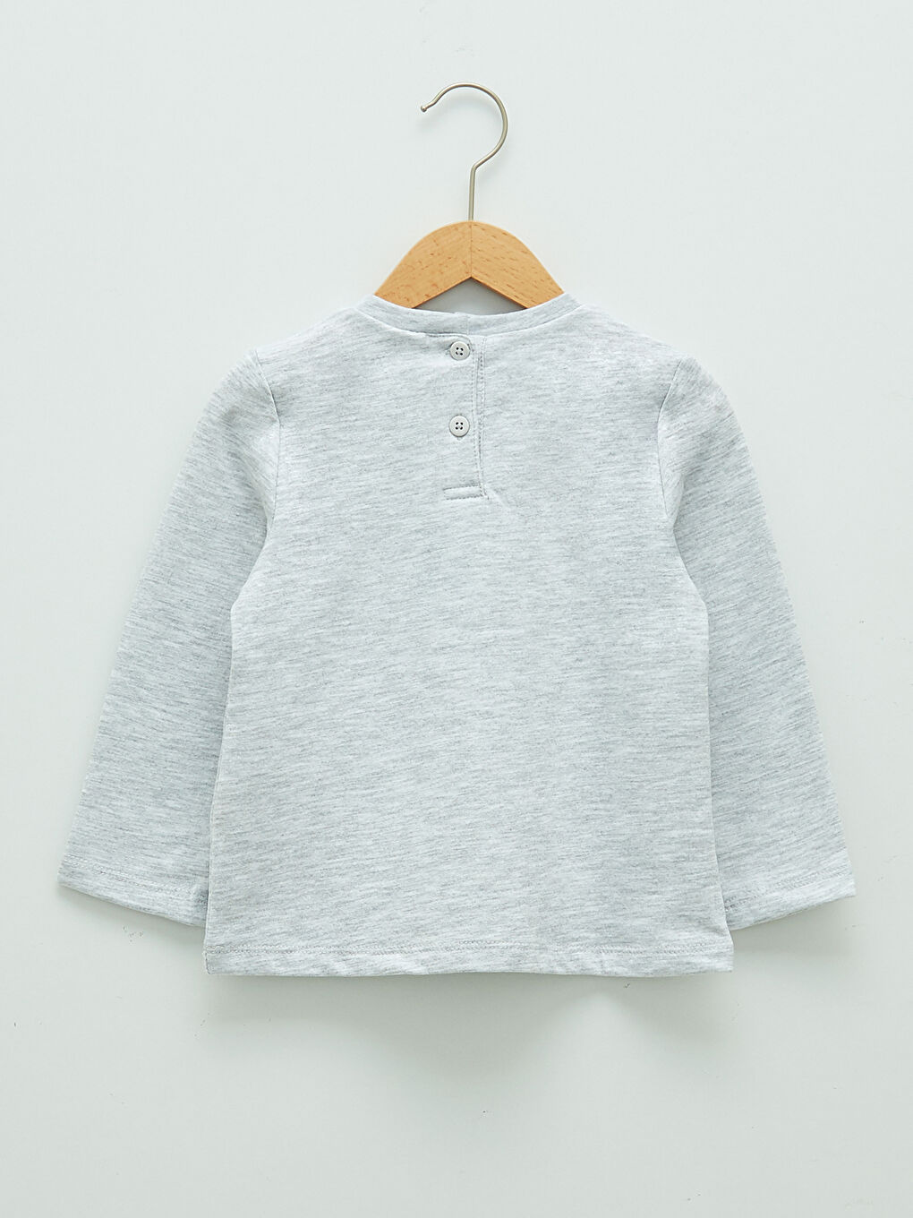 LCW ECO Crew Neck Long Sleeve Printed Baby Girl Sweathirt -W1AE13Z1-CT3