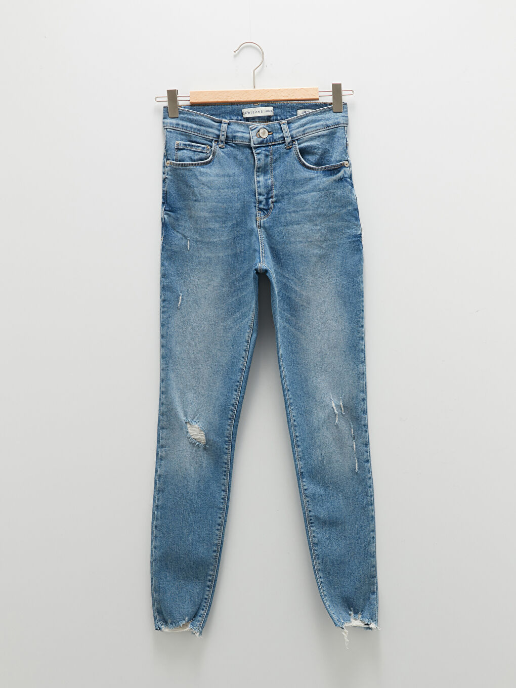 İndigo Yüksek Bel Jüpiter Süper Skinny Fit Kadın Jean Pantolon-4