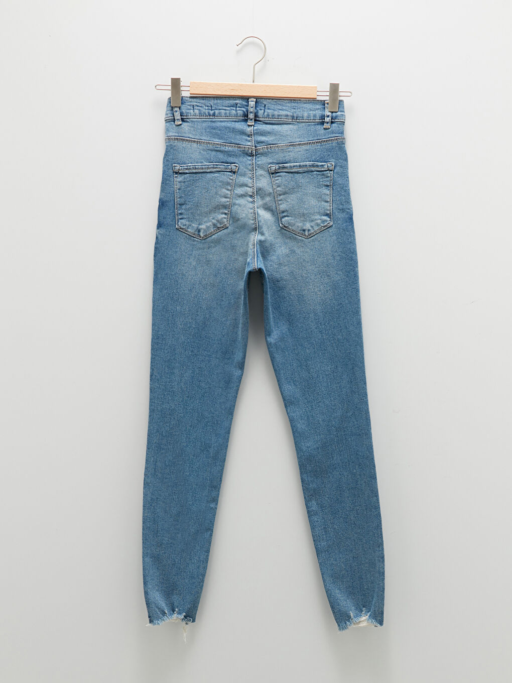 İndigo Yüksek Bel Jüpiter Süper Skinny Fit Kadın Jean Pantolon-5