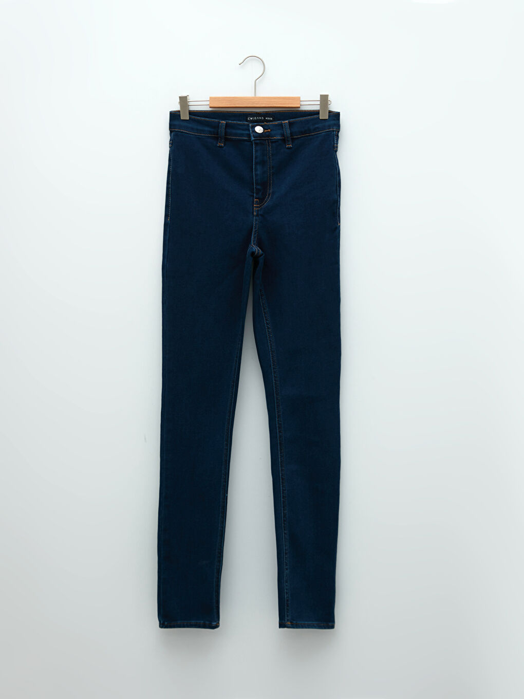 İndigo Yüksek Bel Jüpiter Süper Skinny Fit Kadın Jean Pantolon-5