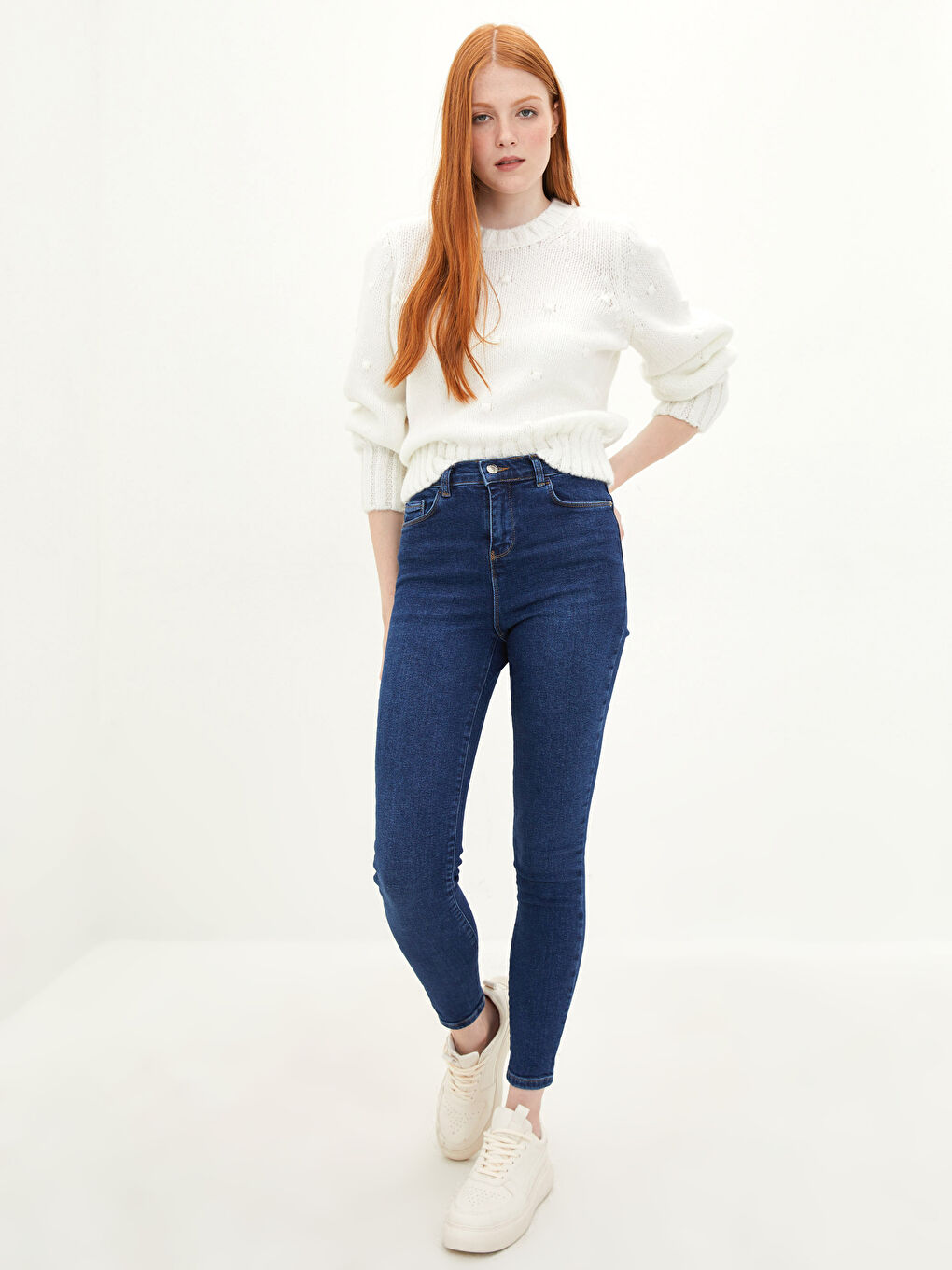 High Waisted Jupiter Super Skinny Fit Women's Jeans-1