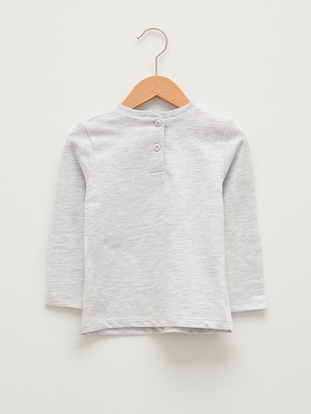 Суитшърт с кръгло деколте, дълъг ръкав, отпечатан, за бебета момичета-1