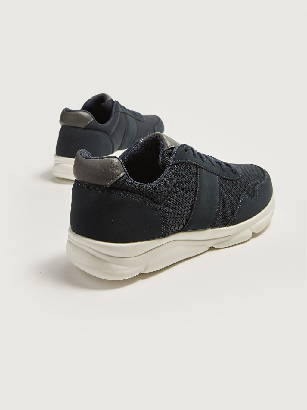 Lacivert Bağcıklı Erkek Aktif Spor Ayakkabı-4