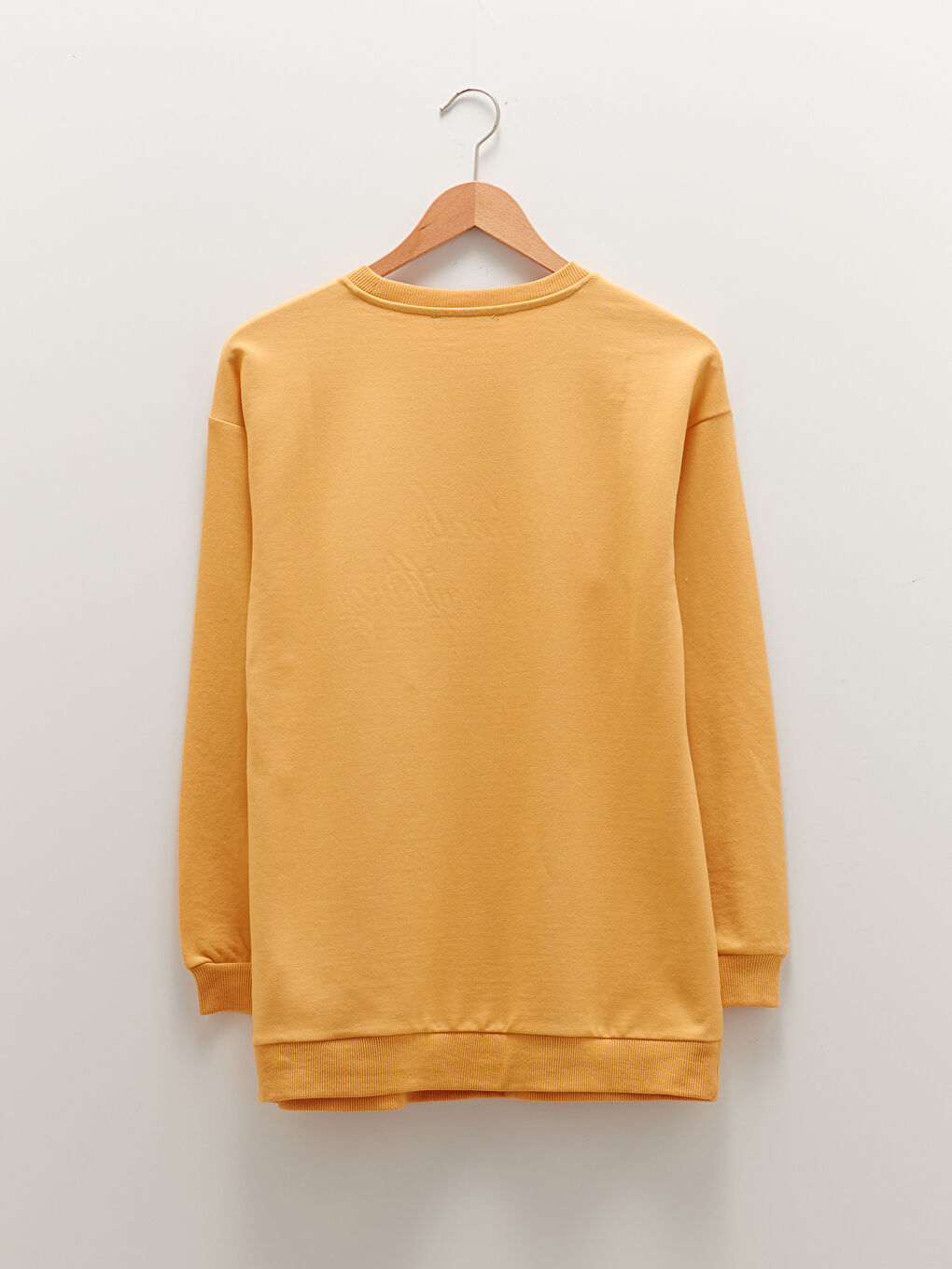 Crew Neck Embroidered Long Sleeve Maternity Sweatshirt-6