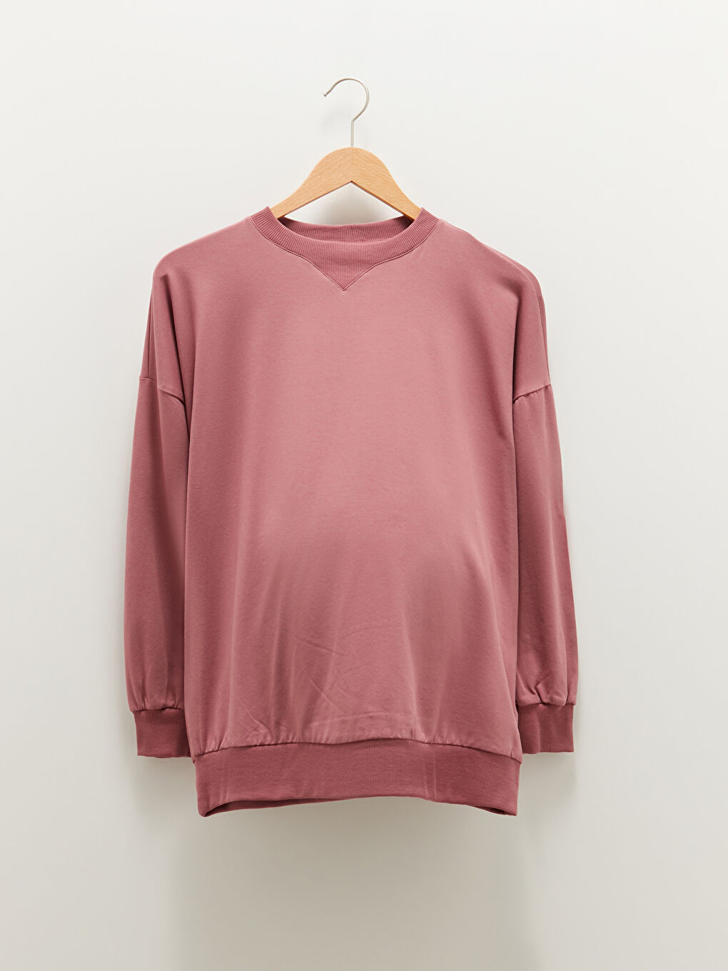 Žena RUŽIČASTA Majica s kapuljačom/Dukserica-2