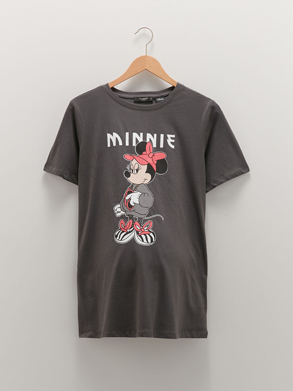 تیشێرتی منداڵبوون یه‌خه‌ خڕ چاپکراوی مینی ماوس قۆڵ كورت جێرسی-5