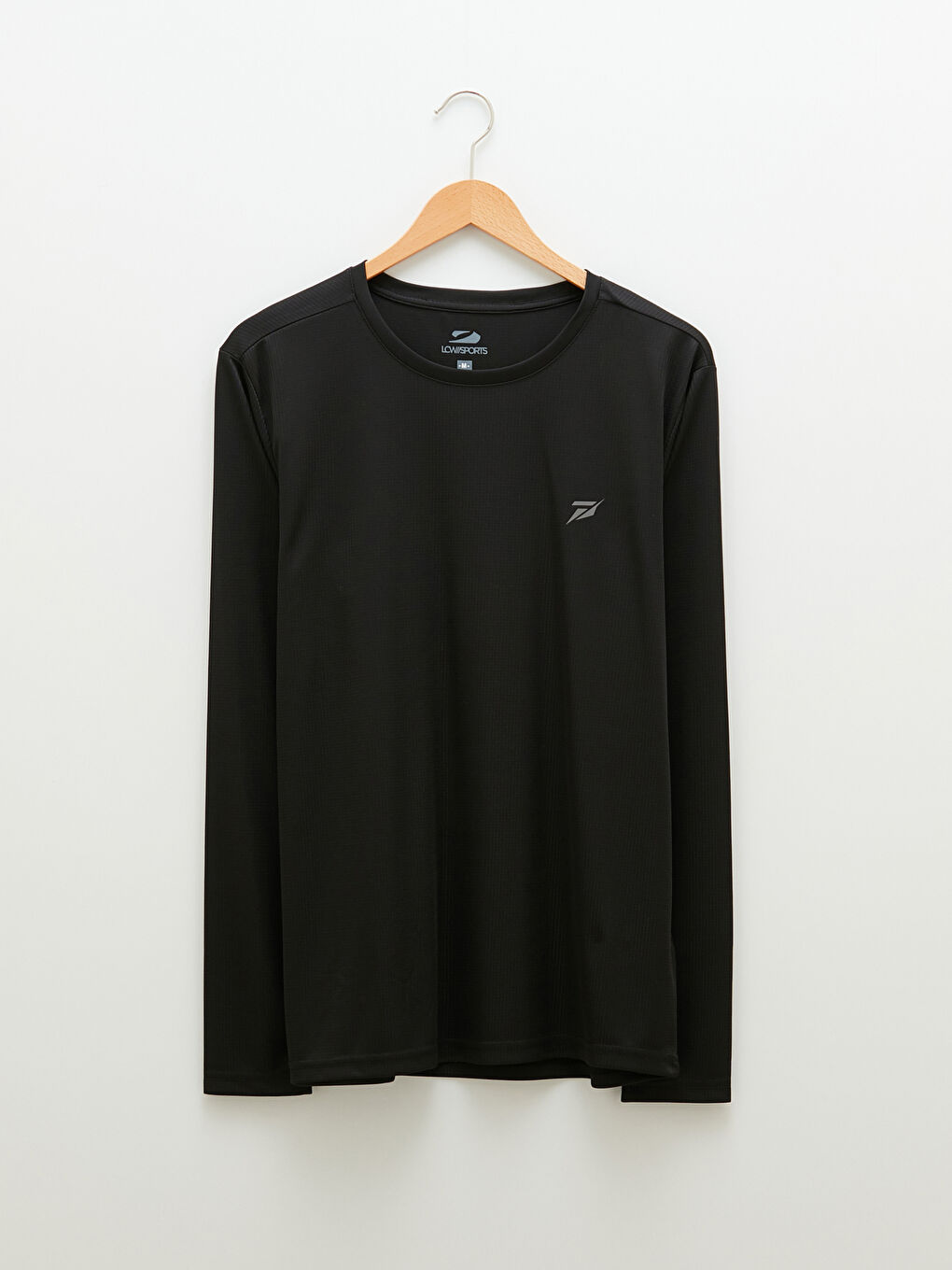 Футболка для спорта с длинным рукавом и круглым вырезом для мужчин-6