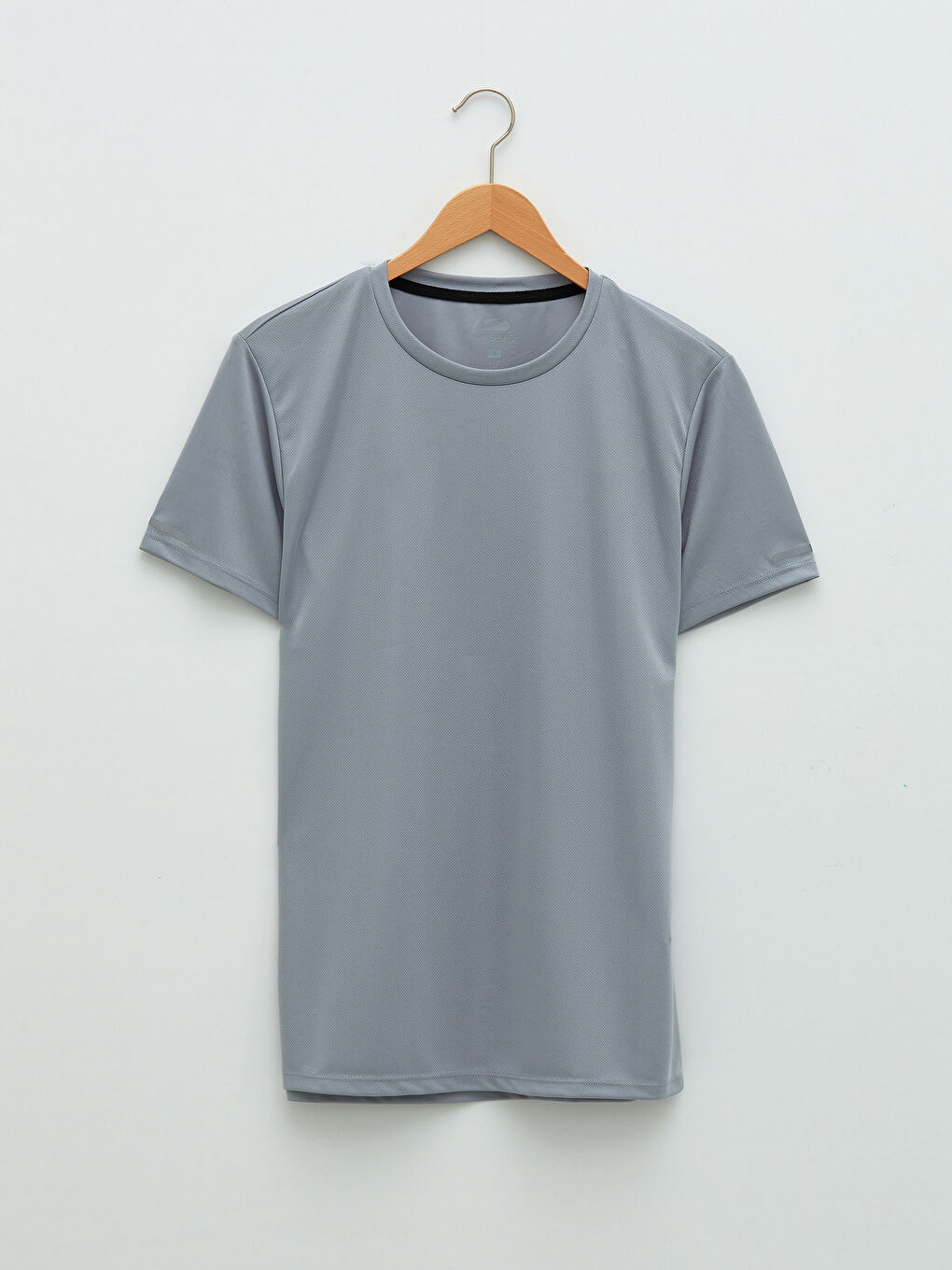 Bisiklet Yaka Kısa Kollu Erkek Spor Tişört-4