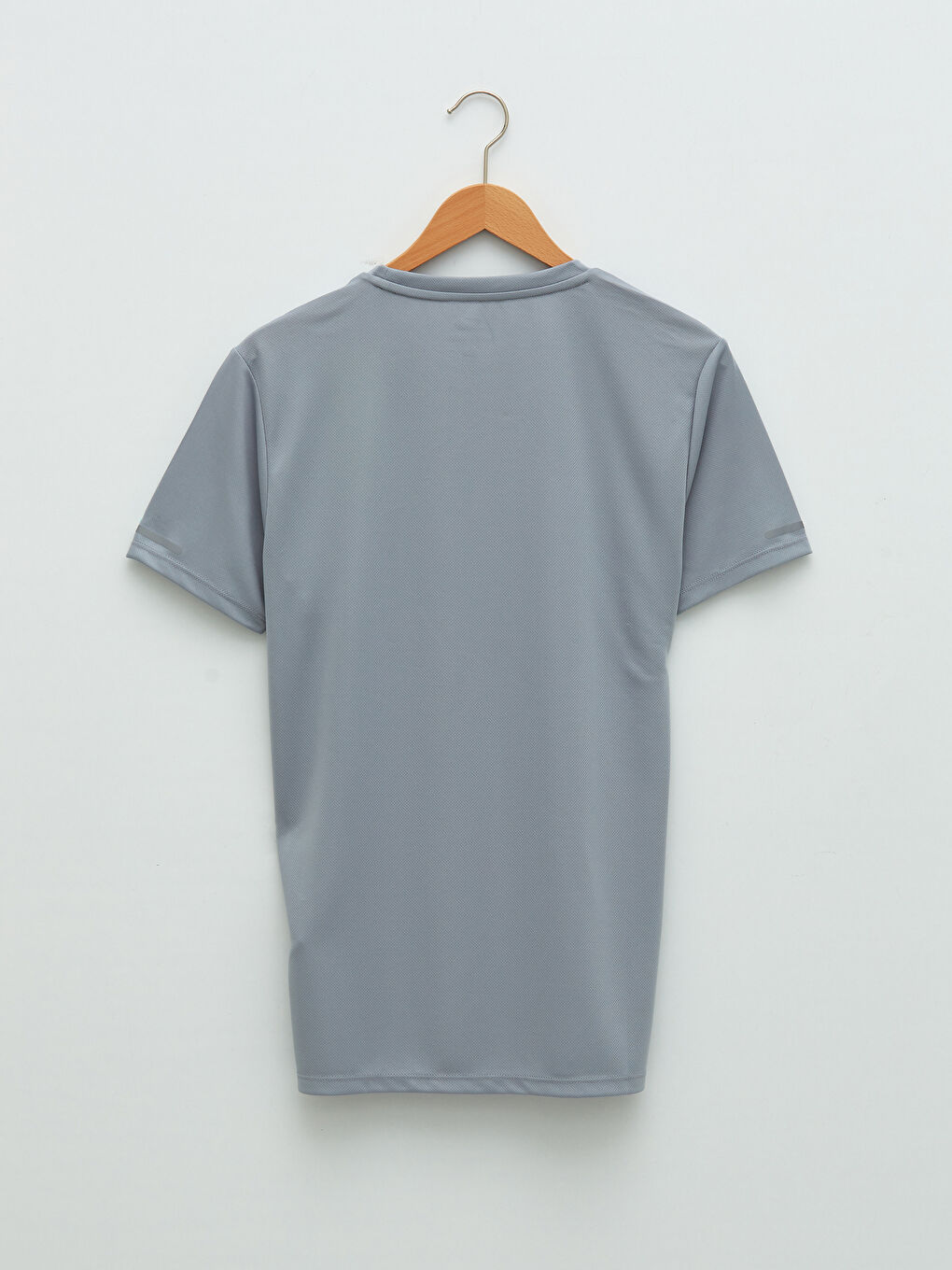 Bisiklet Yaka Kısa Kollu Erkek Spor Tişört-5