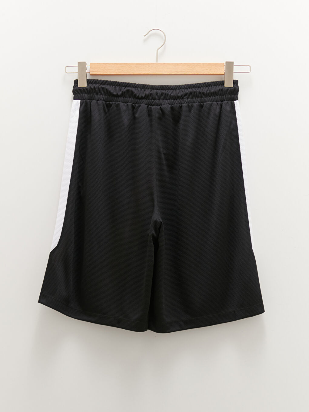 Siyah Bol Kalıp Erkek Spor Şort-7