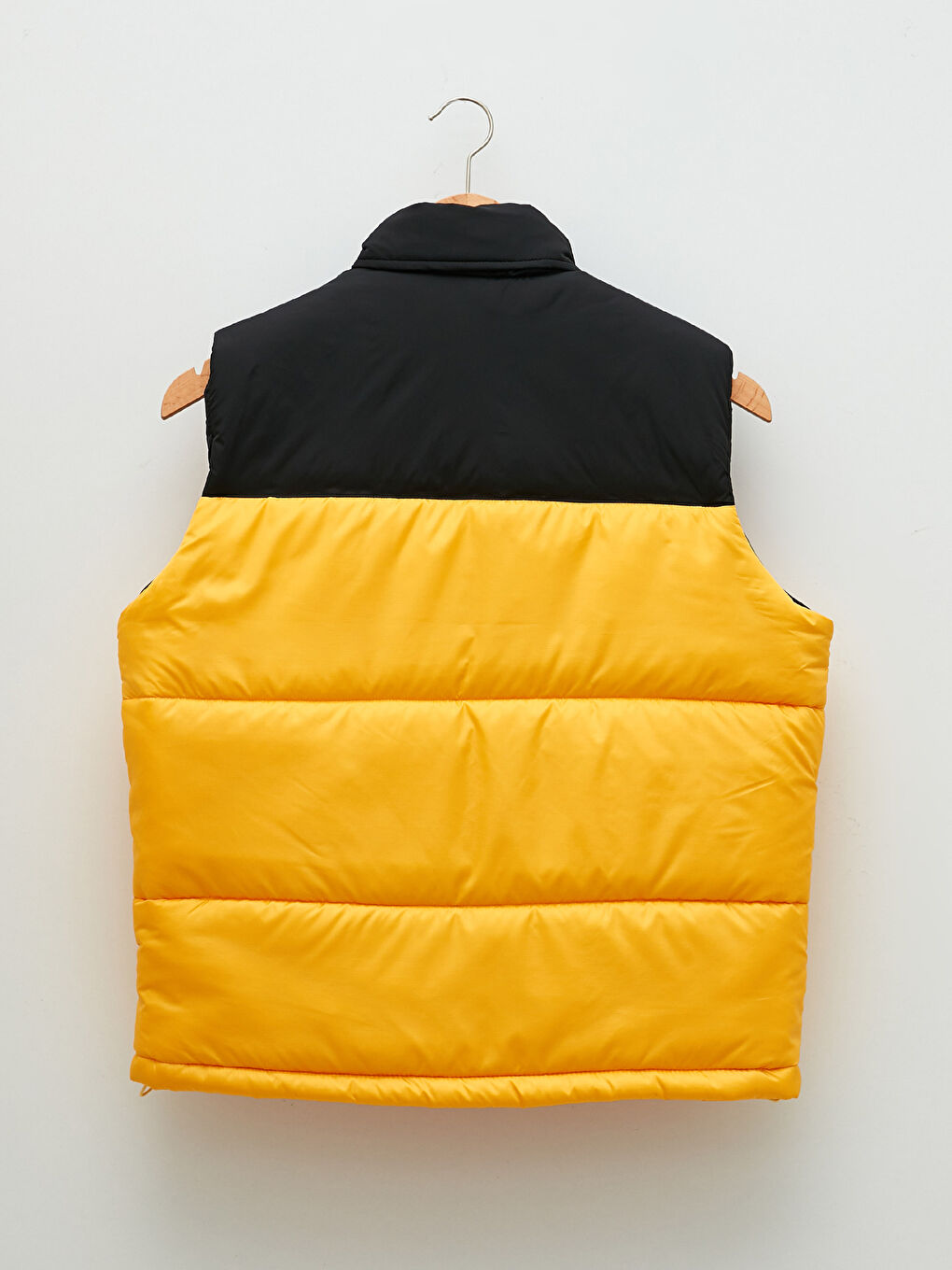 Turuncu Standart Kalıp Dik Yaka Erkek Yelek-7