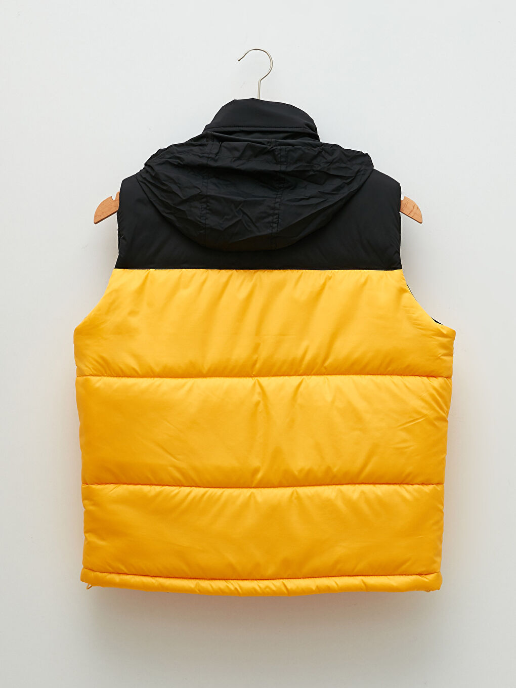 Turuncu Standart Kalıp Dik Yaka Erkek Yelek-8