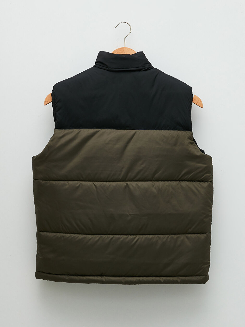 Turkuaz Standart Kalıp Dik Yaka Erkek Yelek-7