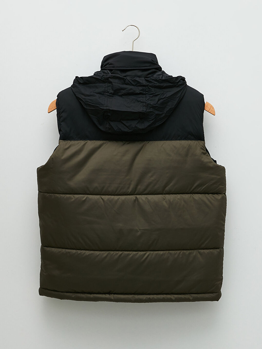 Turkuaz Standart Kalıp Dik Yaka Erkek Yelek-8