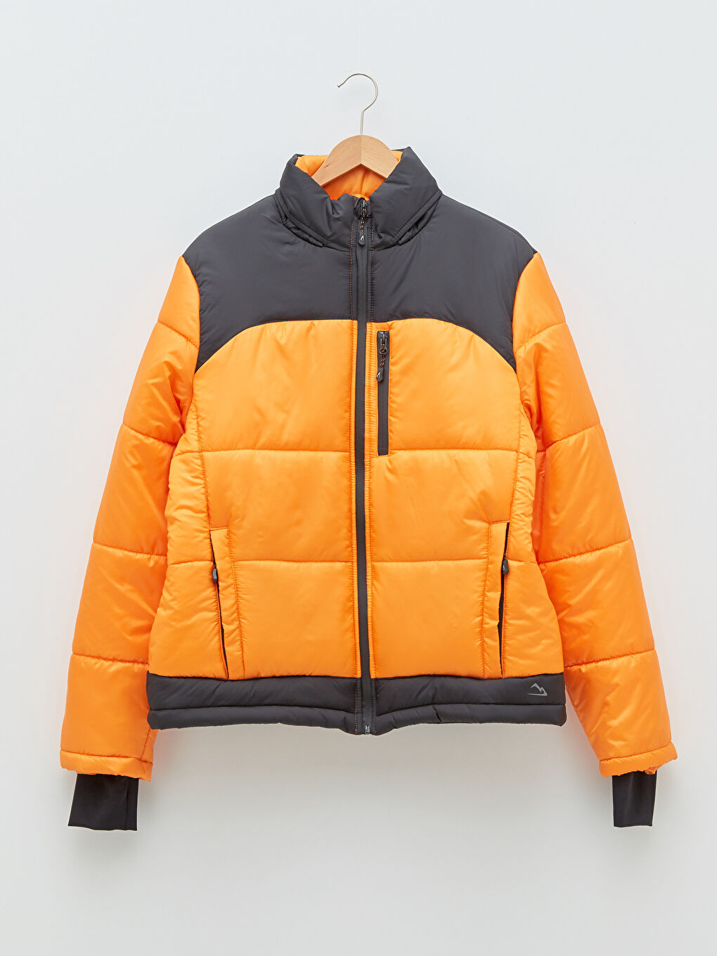 Manteau pour Hommes à Col Cheminée Coupe Régulière-6