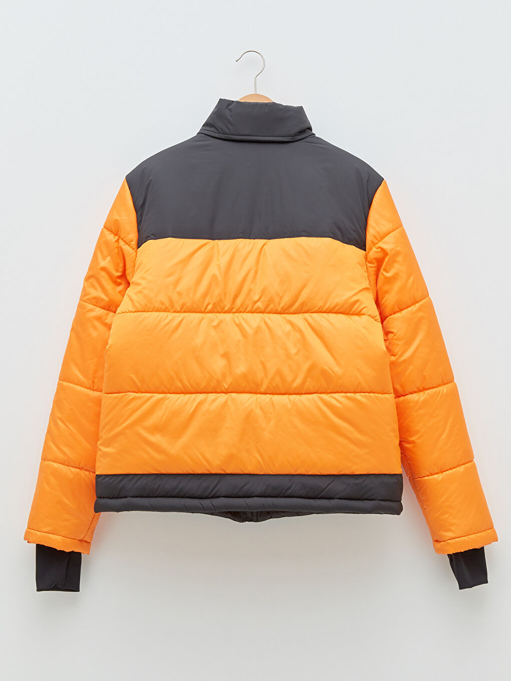 Manteau pour Hommes à Col Cheminée Coupe Régulière-7