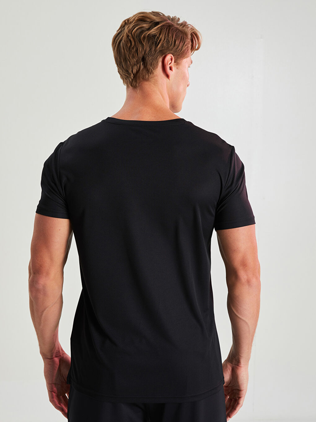 XSIDE ACTIVE Bisiklet Yaka Kısa Kollu Aktif Spor Erkek Tişört -W1AF67Z8-CVL