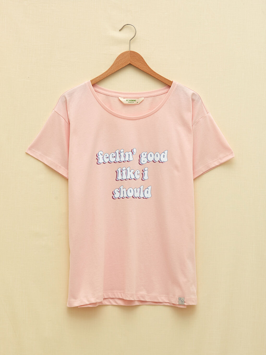 Crew Neck Printed Short Sleeve Women's Pyjama Set-6