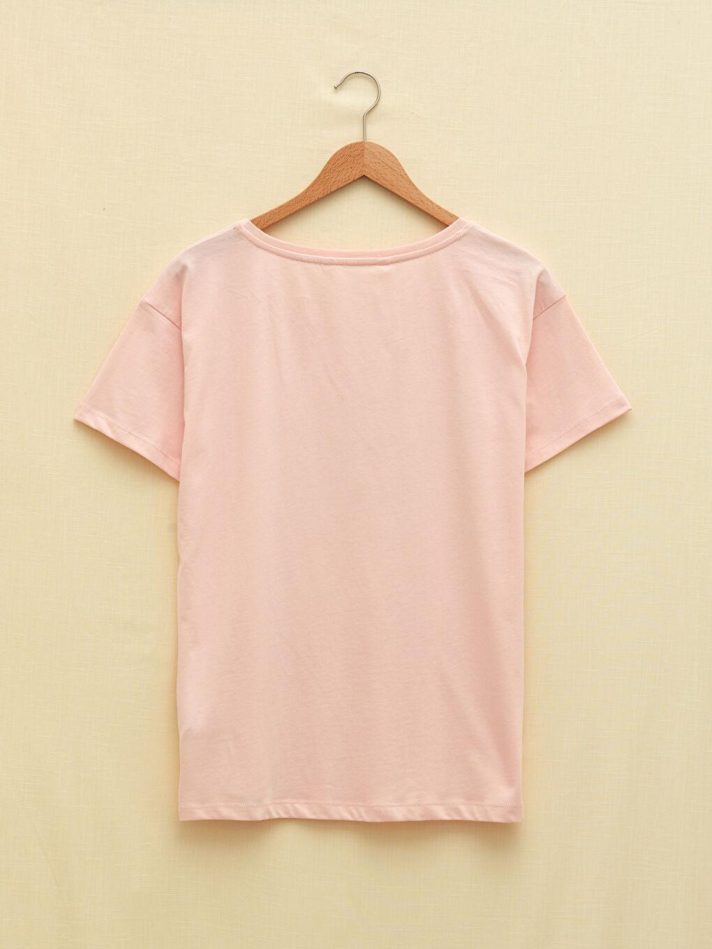 Crew Neck Printed Short Sleeve Women's Pyjama Set-8