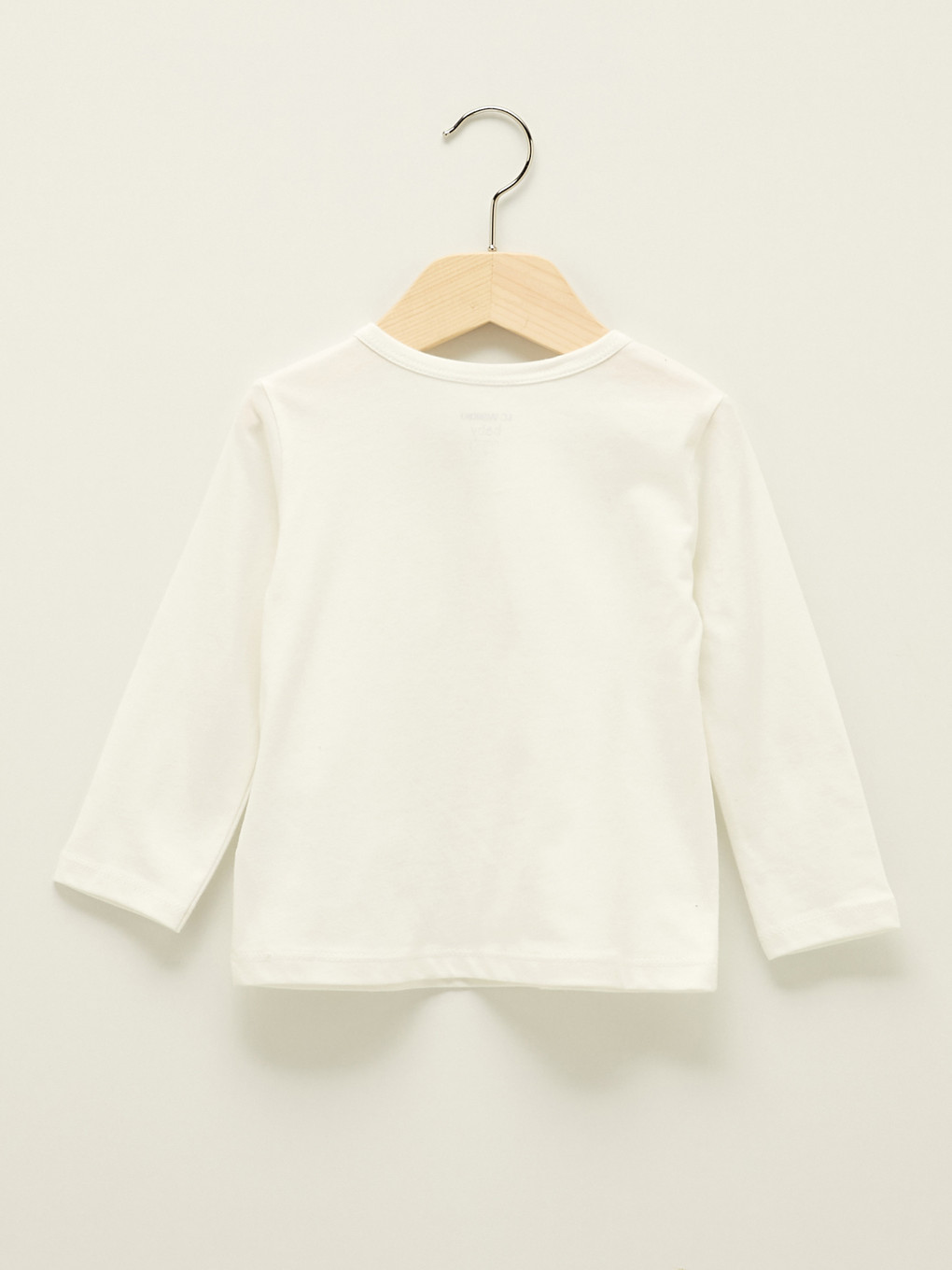 Crew Neck Long Sleeve Basic Baby Boys' T-shirt-1