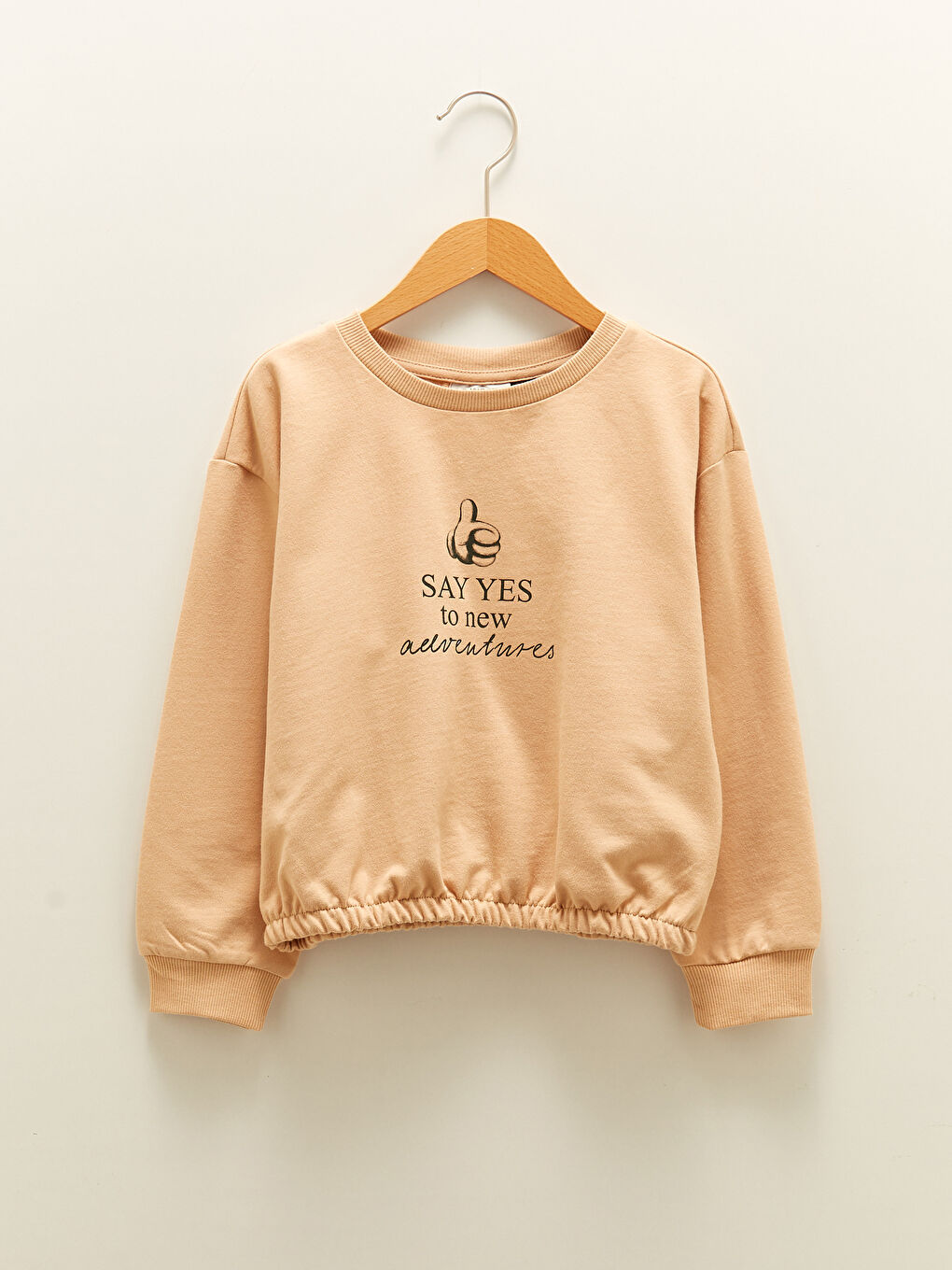 Crew Neck Mickey Mouse Printed Long Sleeve Girls' Sweatshirt Mother Daughter Combination