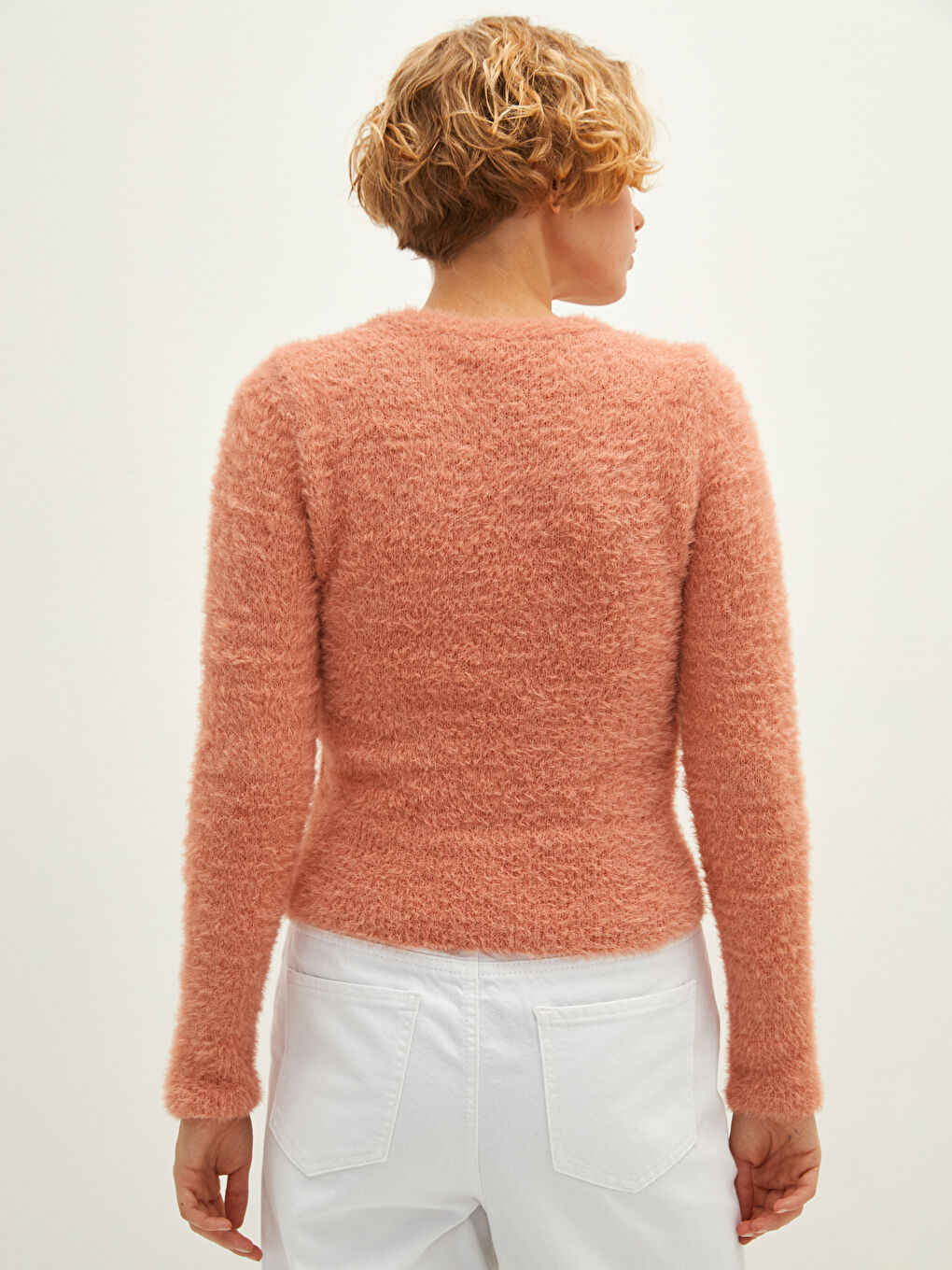 әйелдерге арналған трикотаж жемпір-4