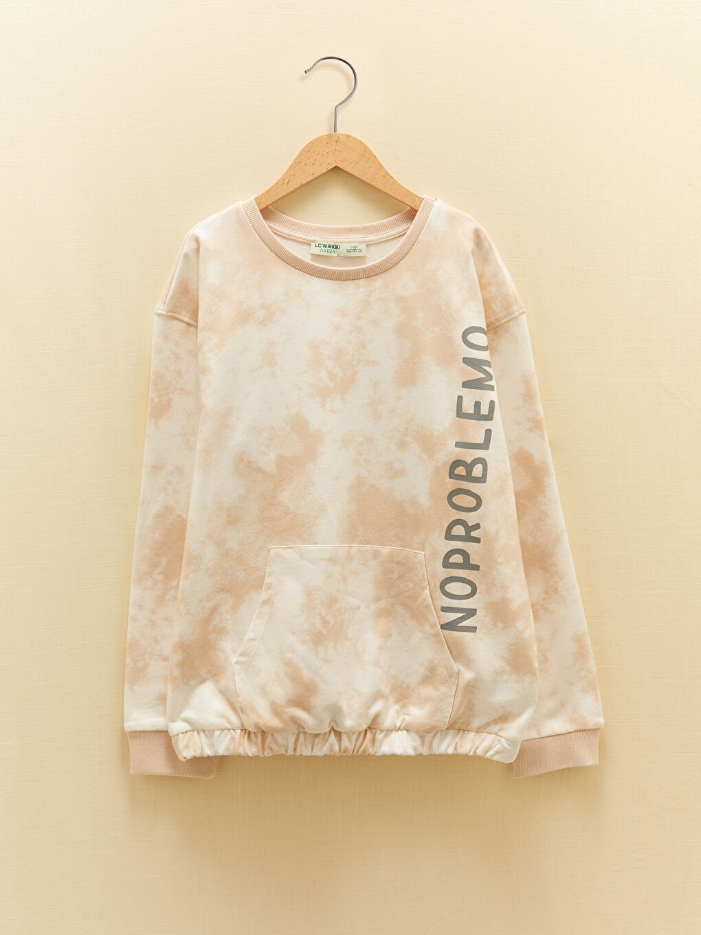 LCW Kids Rundhalsausschnitt Bedruckt Langarm Sweatshirt für Mädchen -W1AH66Z4-LQA