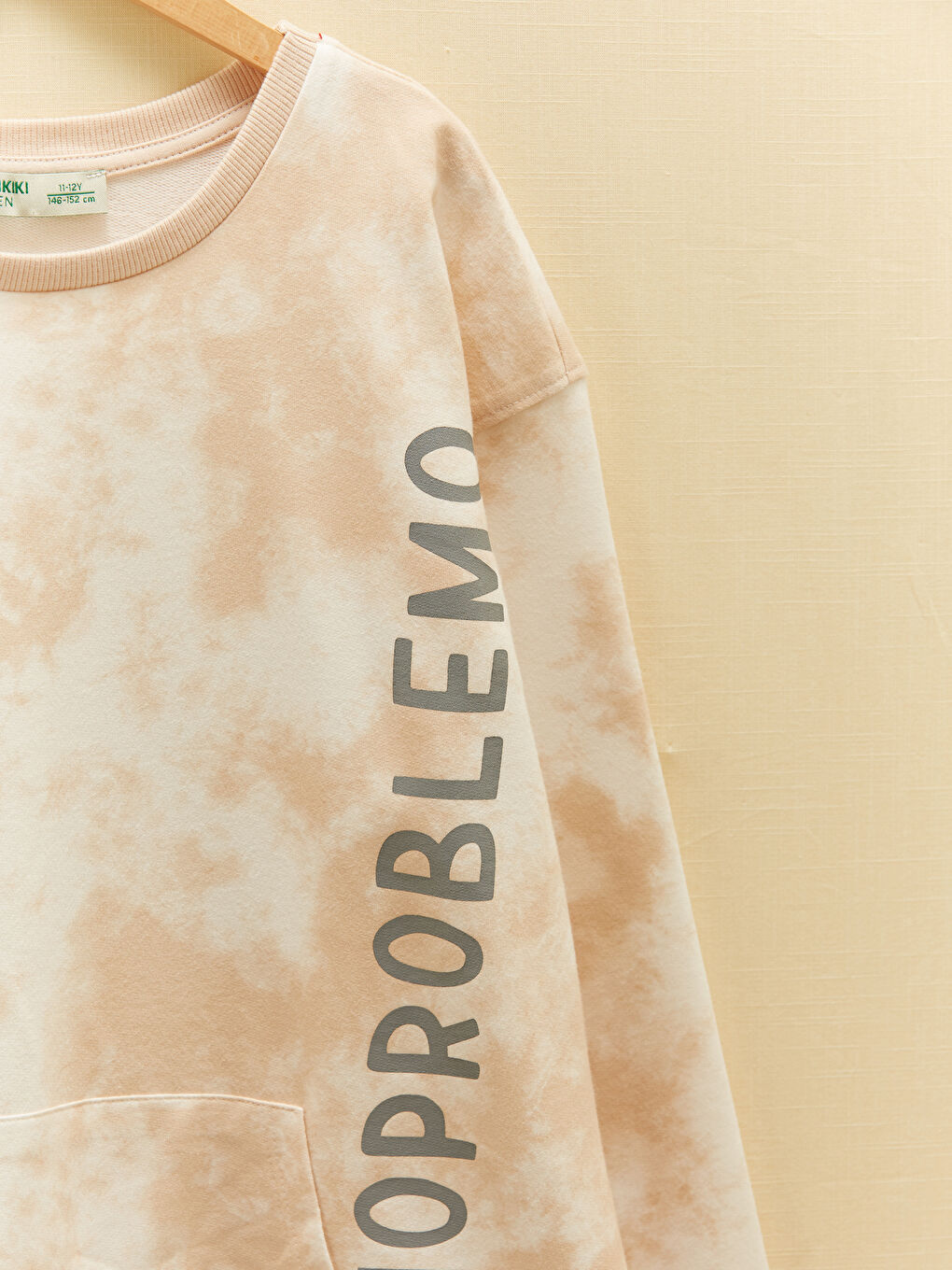 LCW Kids Rundhalsausschnitt Bedruckt Langarm Sweatshirt für Mädchen -W1AH66Z4-LQA