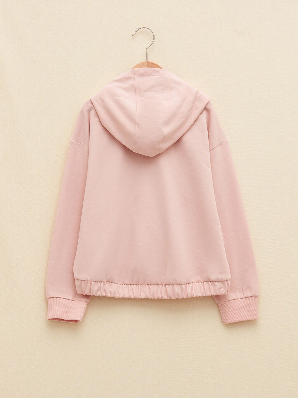 Hooded Printed Long Sleeve Girls' Sweatshirt-1