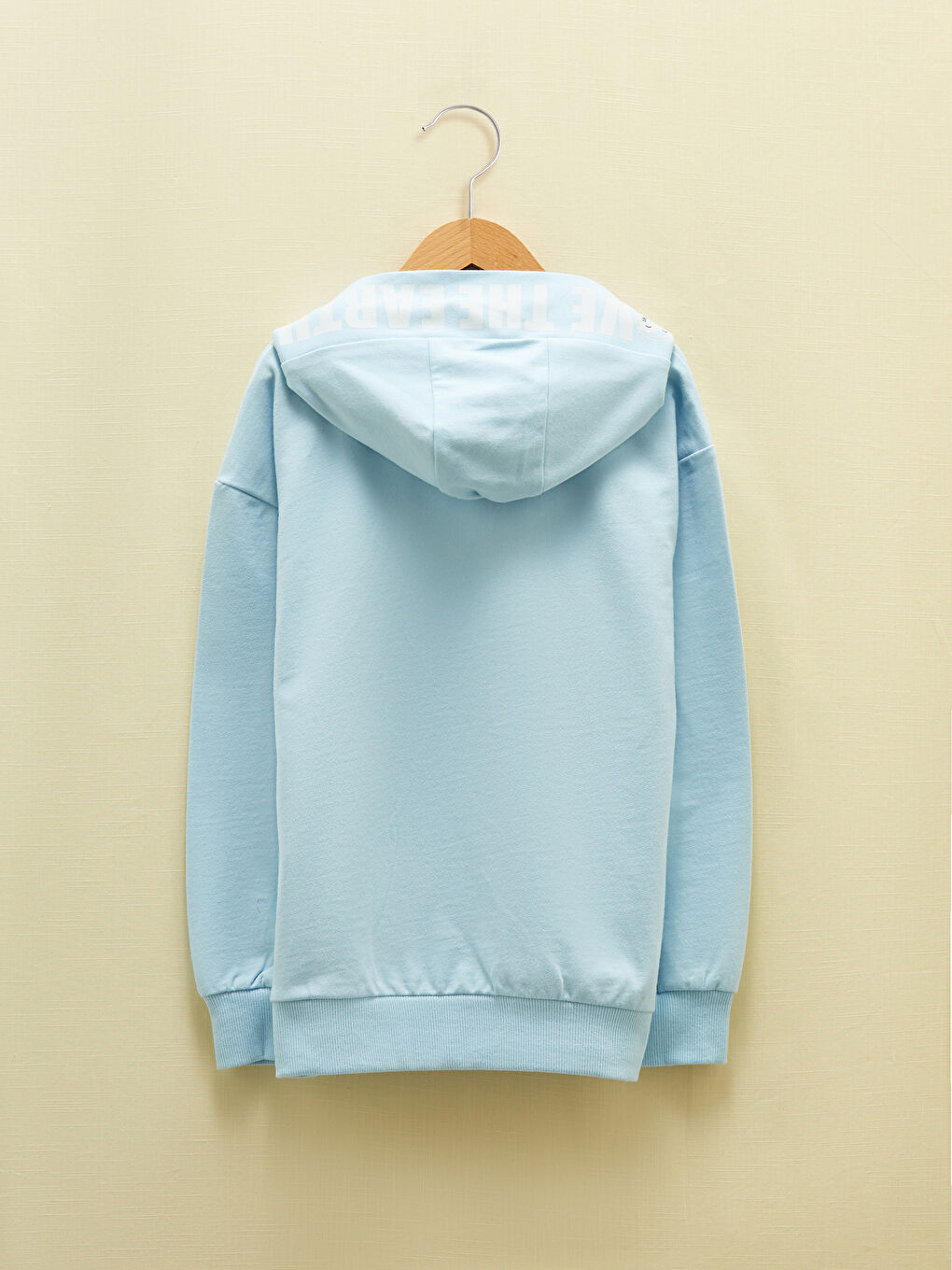 LCW Kids Kapüşonlu Baskılı Uzun Kollu Kız Çocuk Sweatshirt -W1AH74Z4-FUX