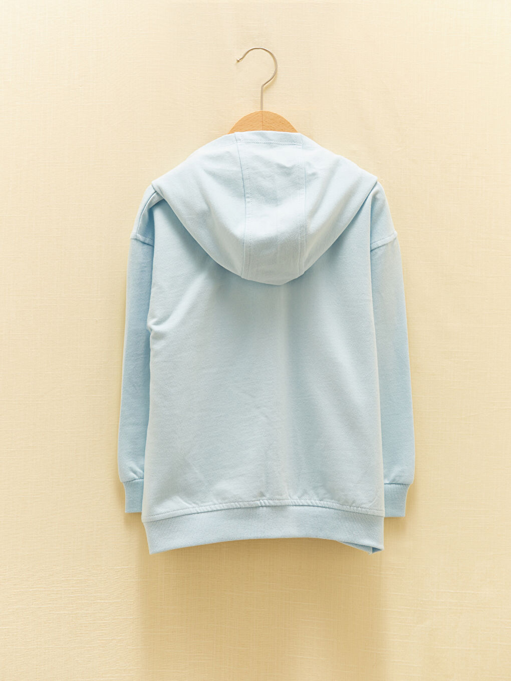LCW Kids Kapüşonlu Uzun Kollu Kız Çocuk Fermuarlı Sweatshirt -W1AH76Z4-FKP