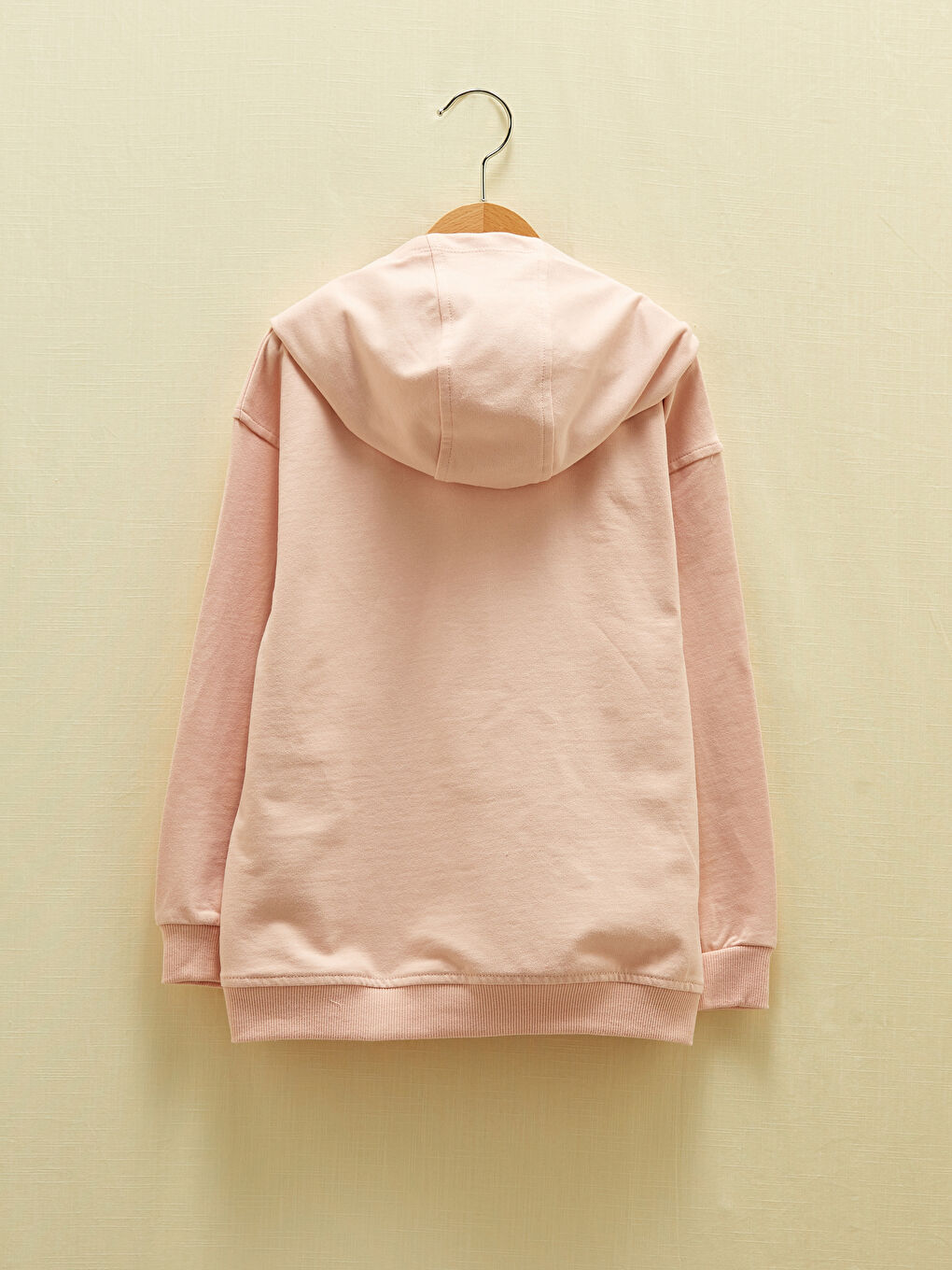 LCW Kids Langärmliges Sweatshirt mit Kapuze und Reißverschluss für Mädchen -W1AH76Z4-JQ4