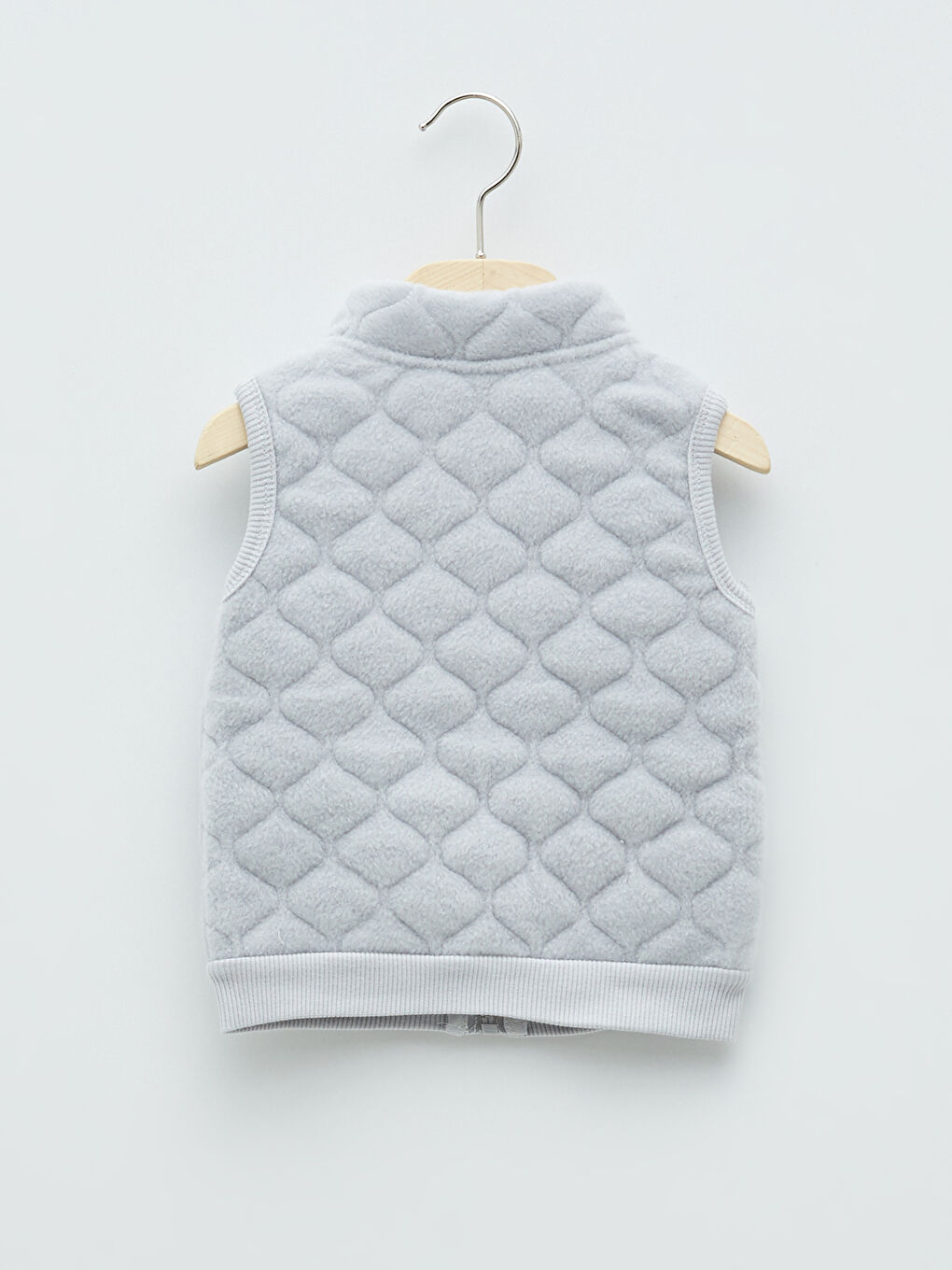 Жилет на молнии с воротником-труба из полярного флиса для малышей мальчиков-1
