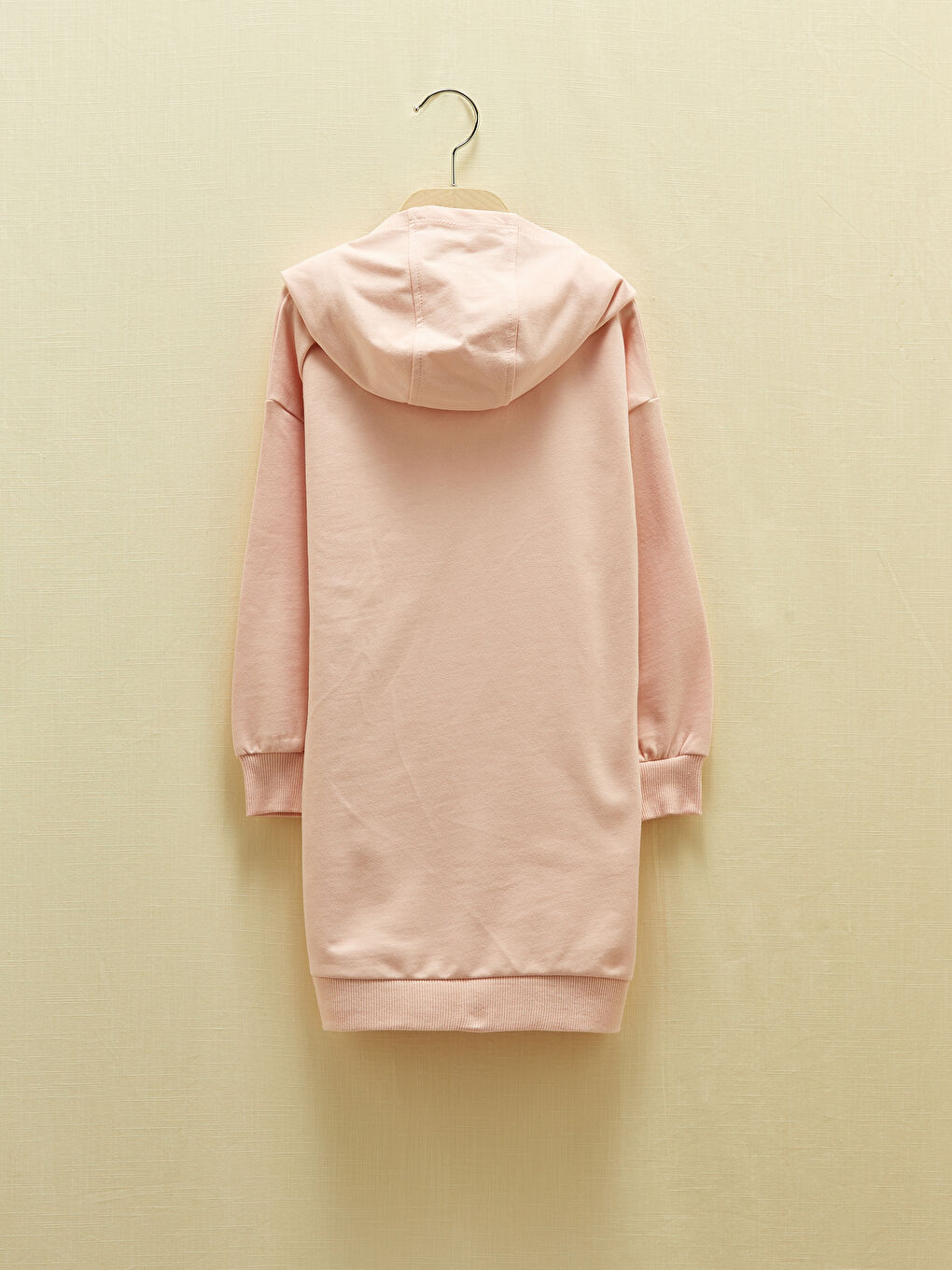 Hooded Printed Long Sleeve Girls' Dress-2