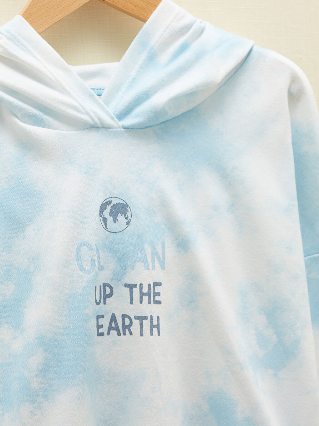 Hooded Printed Long Sleeve Girls T-Shirt-1