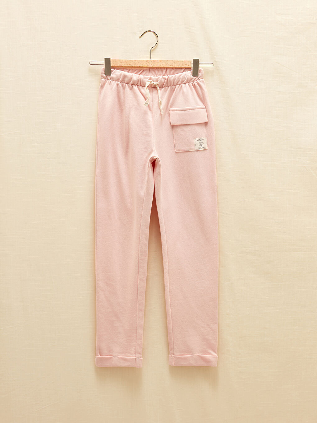 سويتشيرت كم طويل مطبوع بياقة دائرية وبنطلون للبنات-3