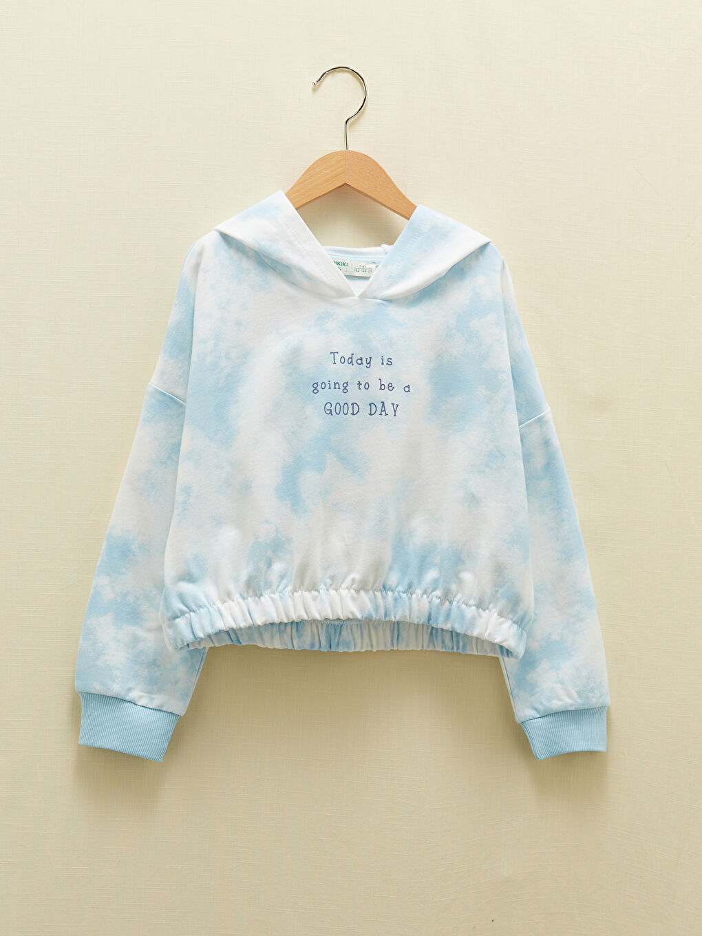 Hooded Printed Long Sleeve Girl Sweatshirt and Sweatpants-1