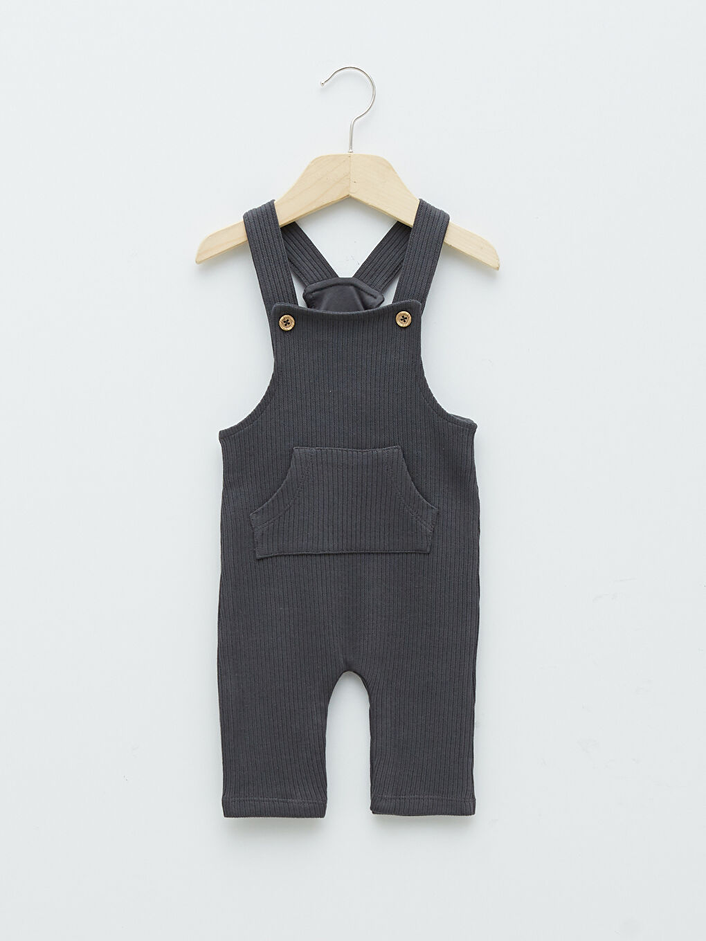 LCW baby Square Neck Strappy Basic Baby Boy Jumpsuit -W1AI83Z1-HJU