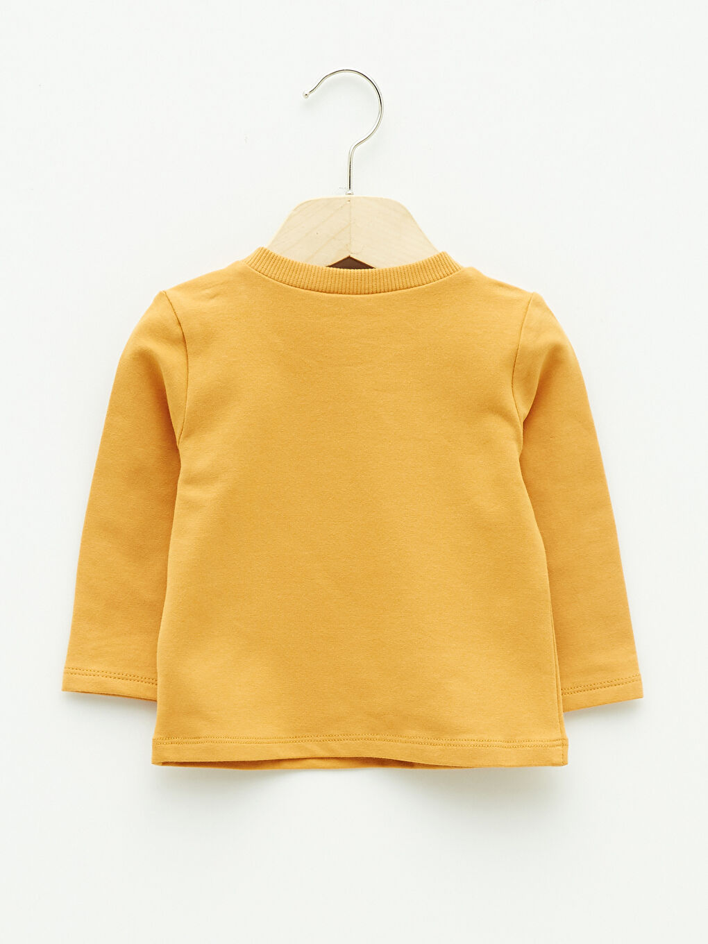 Crew Neck Long Sleeve Printed Baby Girl Sweatshirt 2 Pieces-3